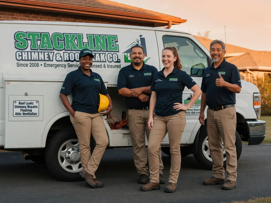 Chimney flashing repair company in Lehigh, KS